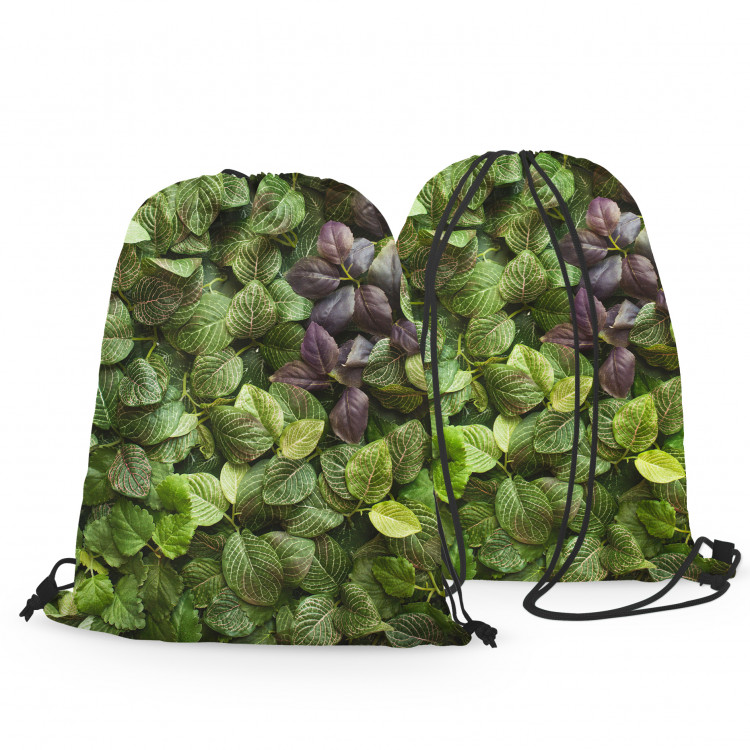 Backpack Laying green - a lush vegetation in a detailed representation 147441 additionalImage 3