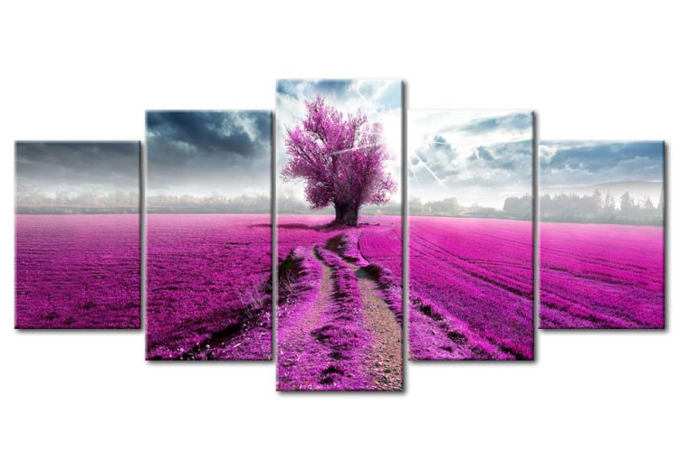 Canvas Purple Land 62341