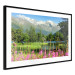 Poster Spring in the Alps - spring landscape of green trees against a lake 126251 additionalThumb 6