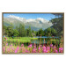 Poster Spring in the Alps - spring landscape of green trees against a lake 126251 additionalThumb 17