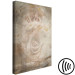 Canvas Frozen Rose - Retro composition with flowers on a beige background 135551 additionalThumb 6