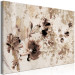 Canvas Floral fantasy - composition on a textural background in beige 137251 additionalThumb 2