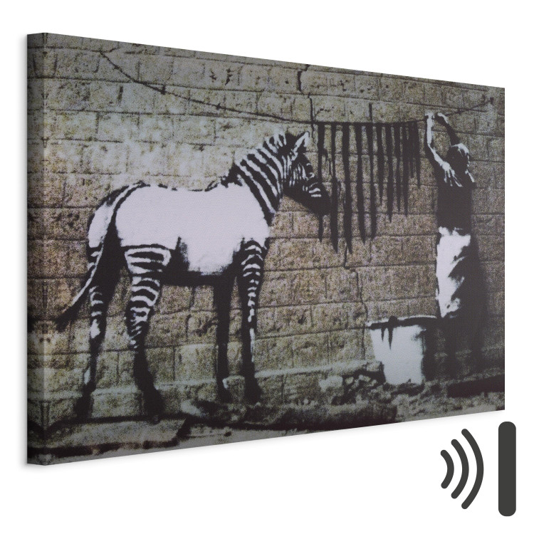 Canvas Zebra washing (Banksy) 58951 additionalImage 8