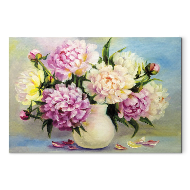 Canvas Peonies: Bouquet of Happiness 94951 additionalImage 7