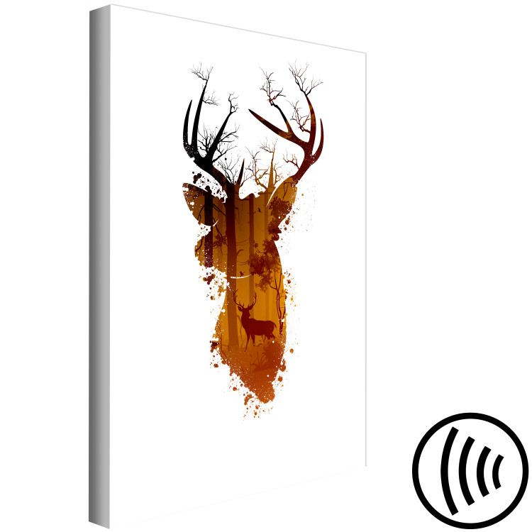Canvas Deer in the Morning (1 Part) Vertical 126661 additionalImage 6