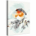 Paint by Number Kit Bird on the Christmas Tree 130771 additionalThumb 4