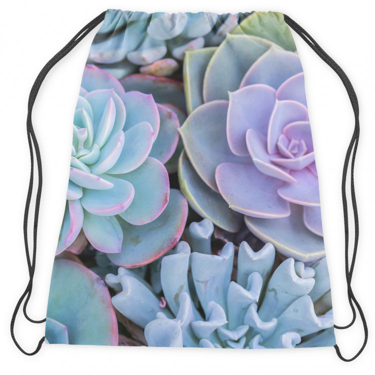 Backpack Blue succulents - a floral composition with rich detailing 147571 additionalImage 2