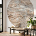 Round wallpaper Decorative Stone - Natural Wall of Sandstone Tiles 149171 additionalThumb 3