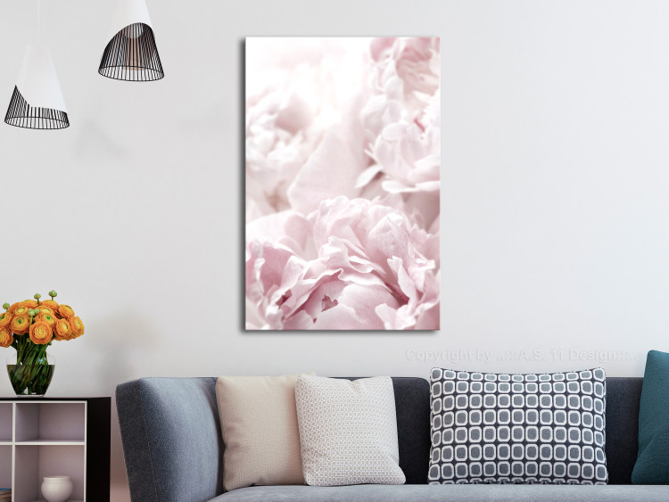 Canvas Beauty of Nature (1-part) - Peony Flowers in Shades of Pink 114981 additionalImage 3