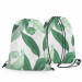 Backpack Lightness of leaves - a subtle plant composition on a white background 147381 additionalThumb 2