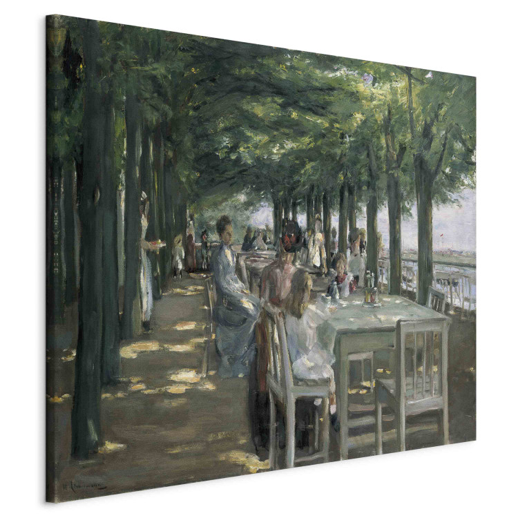 Canvas The Terrace at the Restaurant Jacob in Nienstedten on the Elbe 157881 additionalImage 2