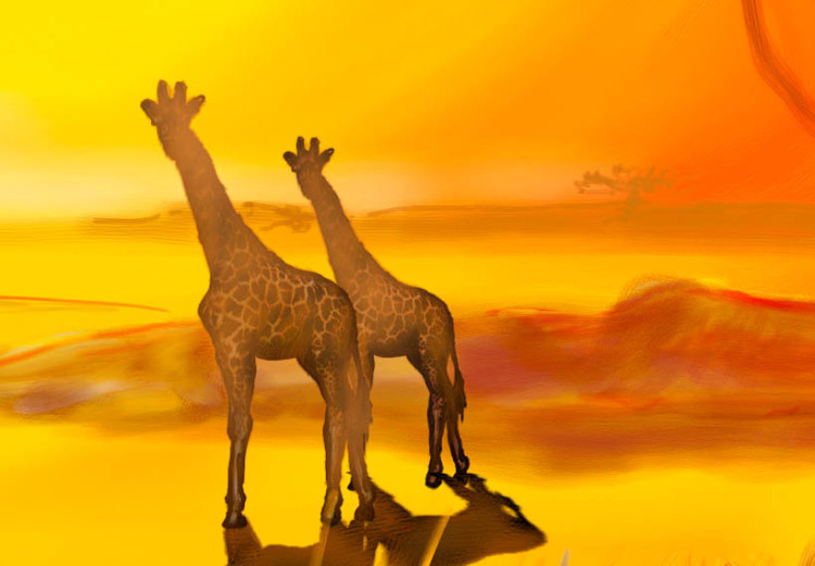 Canvas Sunny Africa - the African landscape bathed in sunshine 49481 additionalImage 2