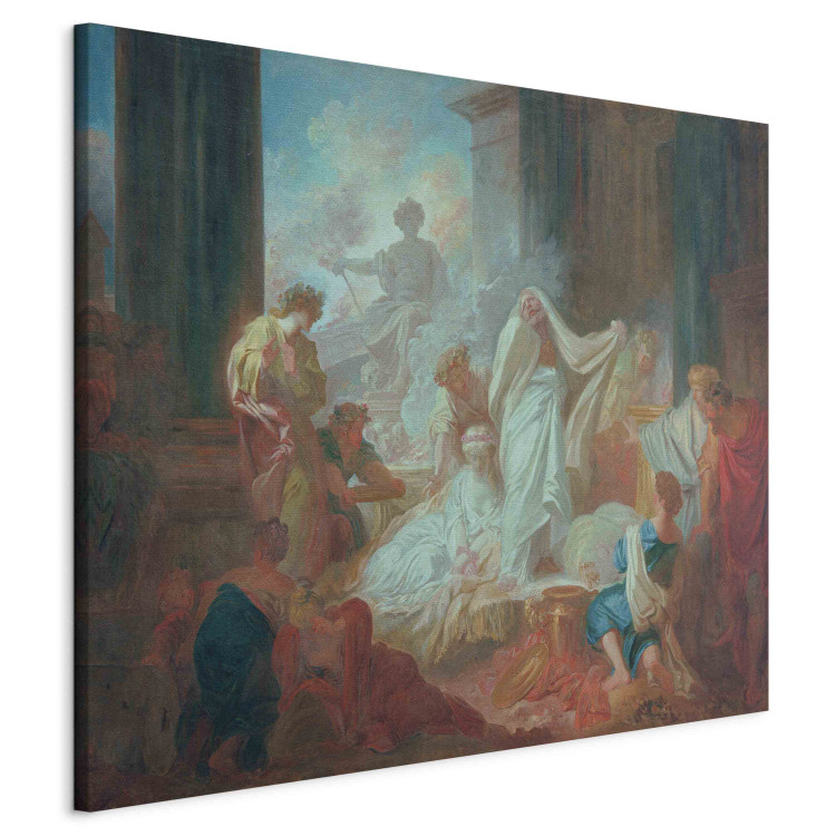 Canvas Le Grand-Prêtre Corésus se sacrifie pour sauver Callirhoe 153091 additionalImage 2
