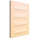 Canvas Parallel rectangles - geometric composition in pastel colours 123802 additionalThumb 2