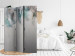 Room Divider Colorful Feathers (3-piece) - Delicate composition on a gray background 138102 additionalThumb 2
