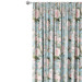 Decorative Curtain Elusive painting - roses in cottagecore style on blue background 147202 additionalThumb 5
