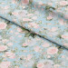 Decorative Curtain Elusive painting - roses in cottagecore style on blue background 147202 additionalThumb 3