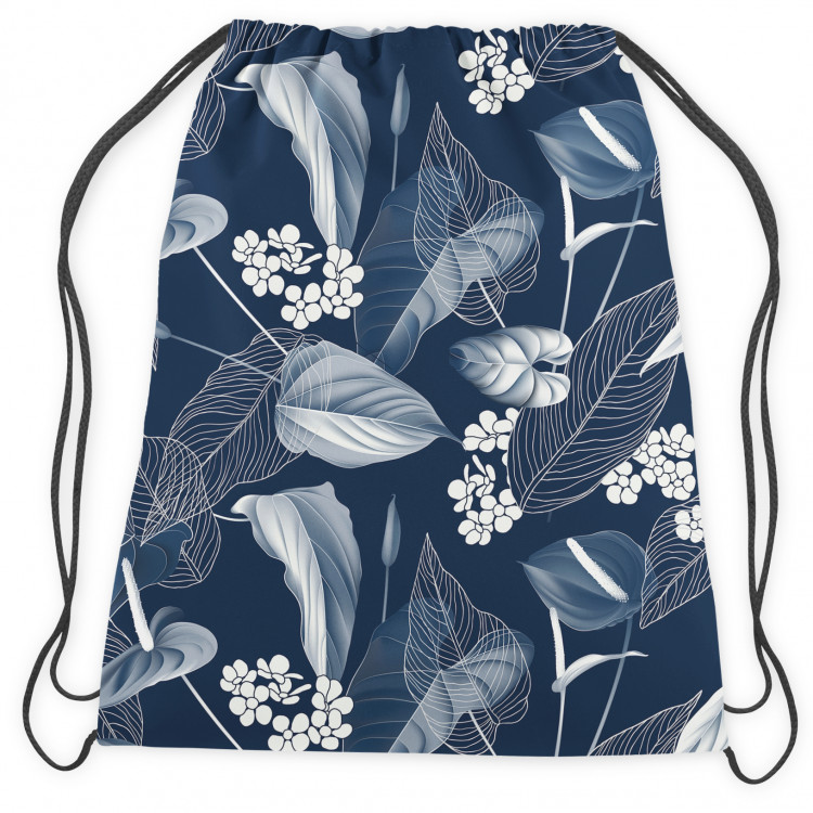 Backpack Blue and white floral arrangement - nature-inspired motif 147502 additionalImage 2
