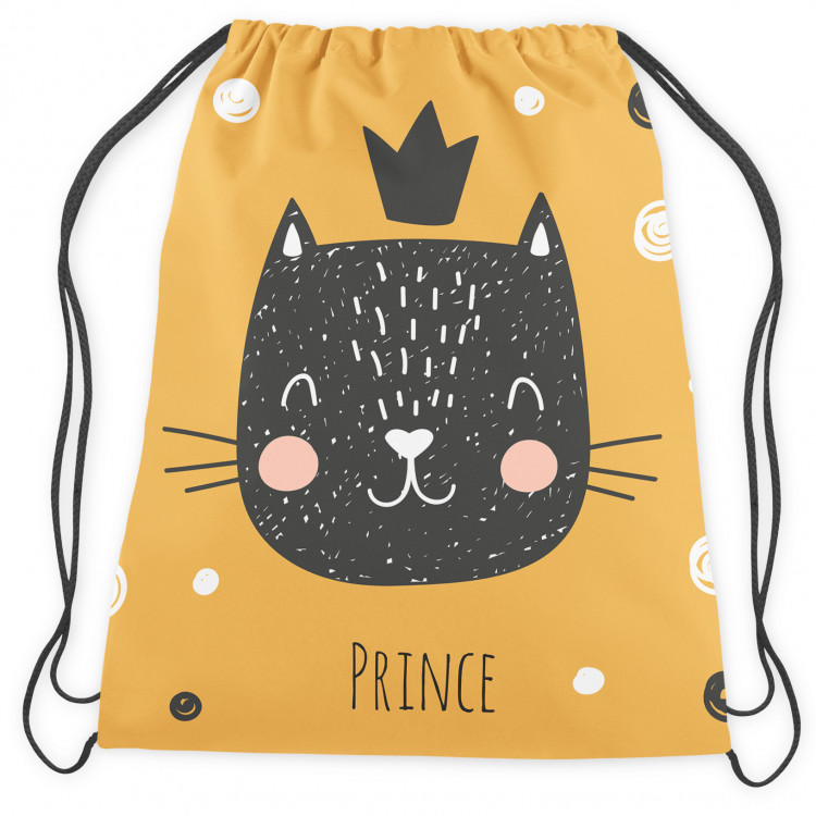 Backpack Cat prince - composition with elements in shades of white and black 147602 additionalImage 2