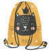Backpack Cat prince - composition with elements in shades of white and black 147602