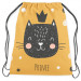 Backpack Cat prince - composition with elements in shades of white and black 147602 additionalThumb 2