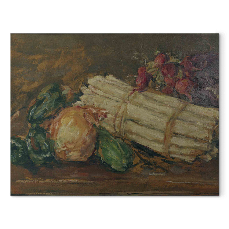 Canvas Stilleben mit Spargel und Radieschen 152512