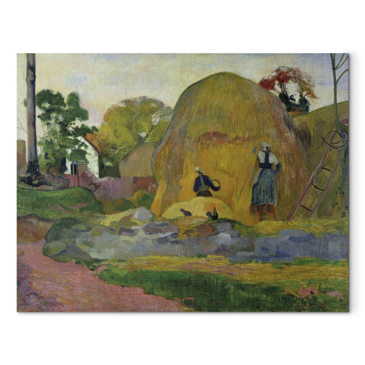 Canvas Yellow Haystacks, or Golden Harvest 157712