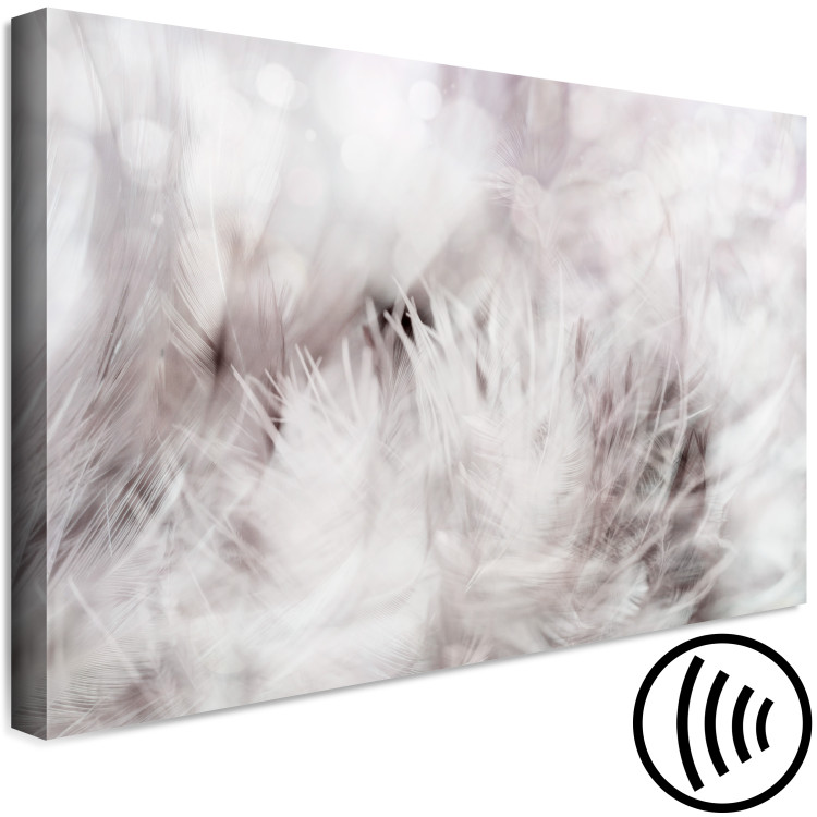 Canvas Feathers swaying in the wind - a landscape in beige colours 134232 additionalImage 6