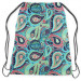 Backpack Red and green teardrops - an intriguing composition in intense colours 147632 additionalThumb 2