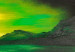 Canvas Eastern landscape - landscape in green colours on a red background 49732 additionalThumb 2