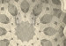 Wall Mural Song of delicacy - beige mandala-type ornaments on a grey background 94932 additionalThumb 4