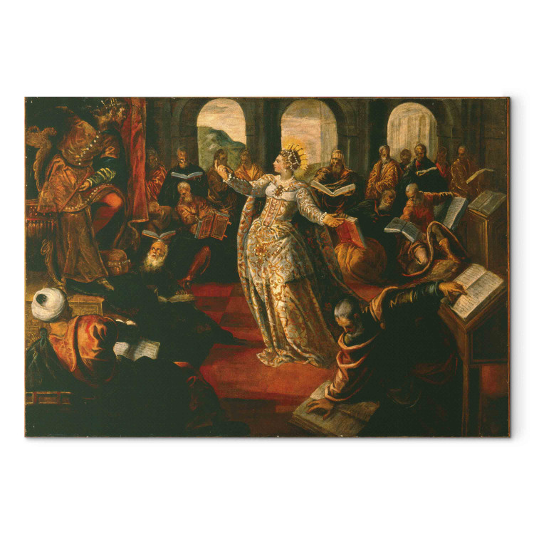 Canvas St. Catherine disputing with the Fifty Philosophers from Alexandria 157442