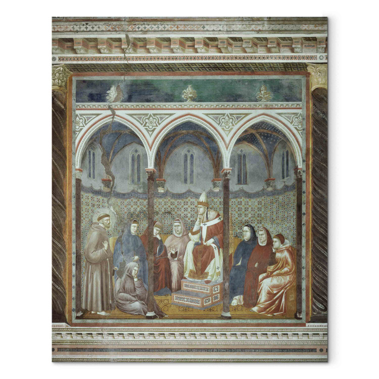 Canvas St. Francis preaches before Pope Honorius III. 158342