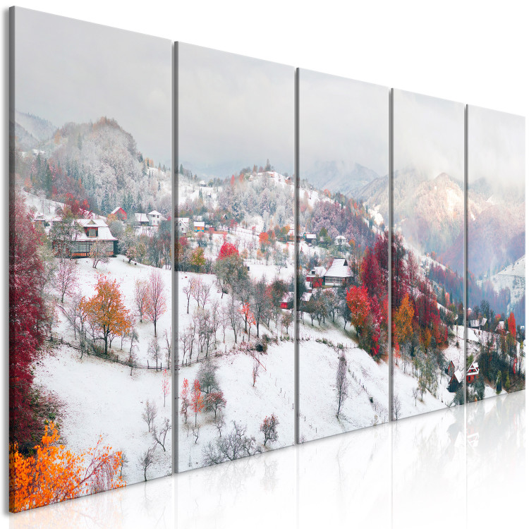 Canvas First Snow (5 Parts) Narrow 108452 additionalImage 2