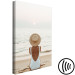 Canvas Woman in hat on the beach - Marine landscape with sunset 135852 additionalThumb 6