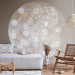 Round wallpaper Luminous Dandelions - Delicate Flowers in the Sunshine 149152 additionalThumb 2