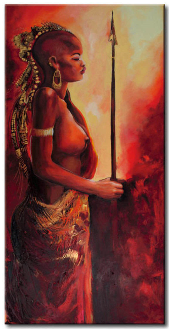 Canvas Warrior girl 49352
