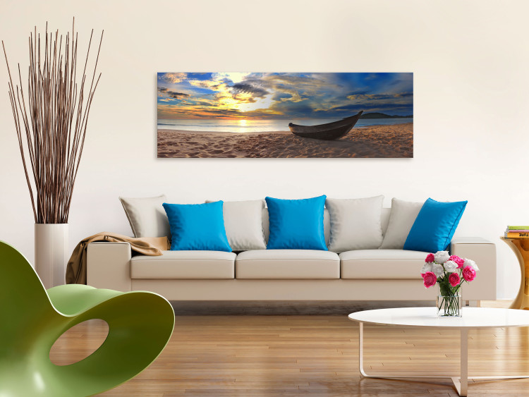 Canvas Boat on the Beach (1 Part) Narrow 108262 additionalImage 3