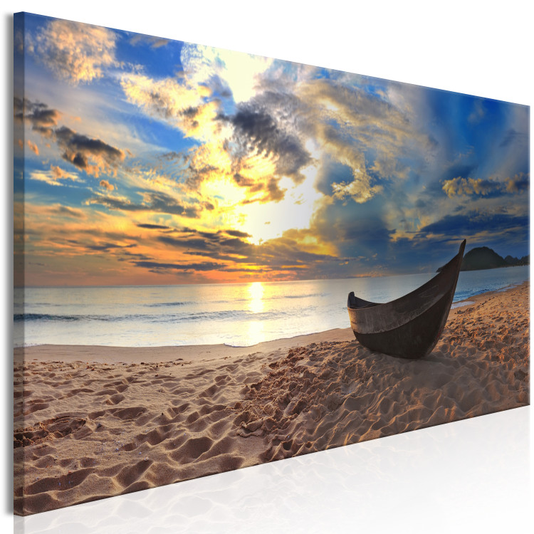 Canvas Boat on the Beach (1 Part) Narrow 108262 additionalImage 2