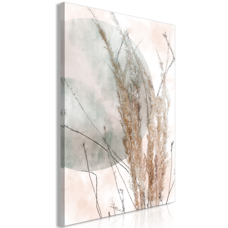 Canvas Grass in the Wind (1-piece) Vertical - landscape of grass in boho style 131662 additionalImage 2