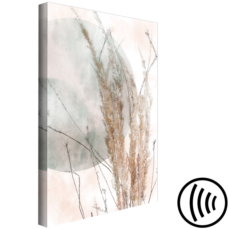 Canvas Grass in the Wind (1-piece) Vertical - landscape of grass in boho style 131662 additionalImage 6