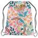 Backpack Paisley flowers - multicoloured floral composition in a graphic style 147362 additionalThumb 2