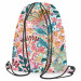 Backpack Paisley flowers - multicoloured floral composition in a graphic style 147362