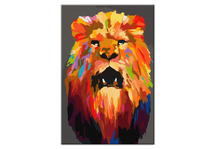 Paint by Number Kit Colourful Lion (Small) 117472 additionalImage 5