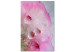 Canvas Watercolor details - water and paint creating an abstract pink pattern 117872
