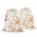 Backpack Peach floral arabesque - a colourful composition of flowers 147372 additionalThumb 3