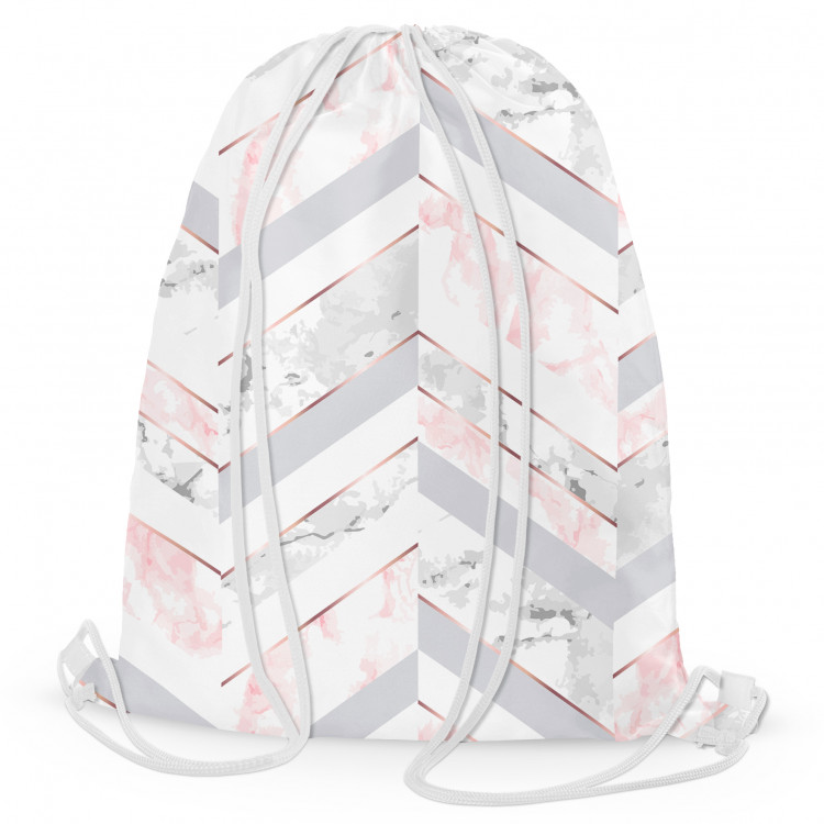 Backpack The lightness of marble - a minimalist composition in glamour style 147472