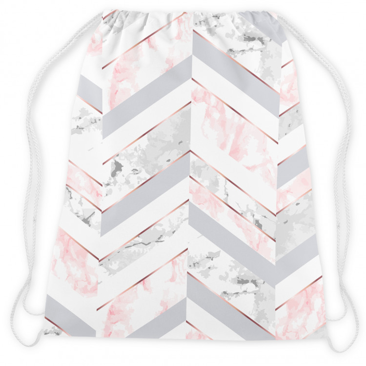 Backpack The lightness of marble - a minimalist composition in glamour style 147472 additionalImage 4