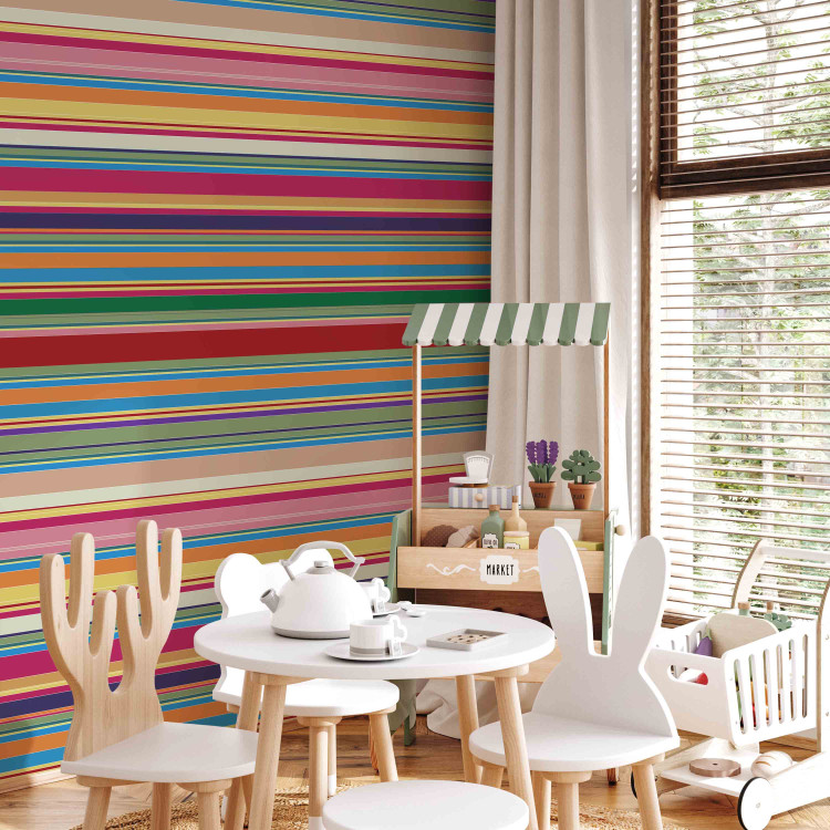 Wall Mural Subdued stripes 60772 additionalImage 6