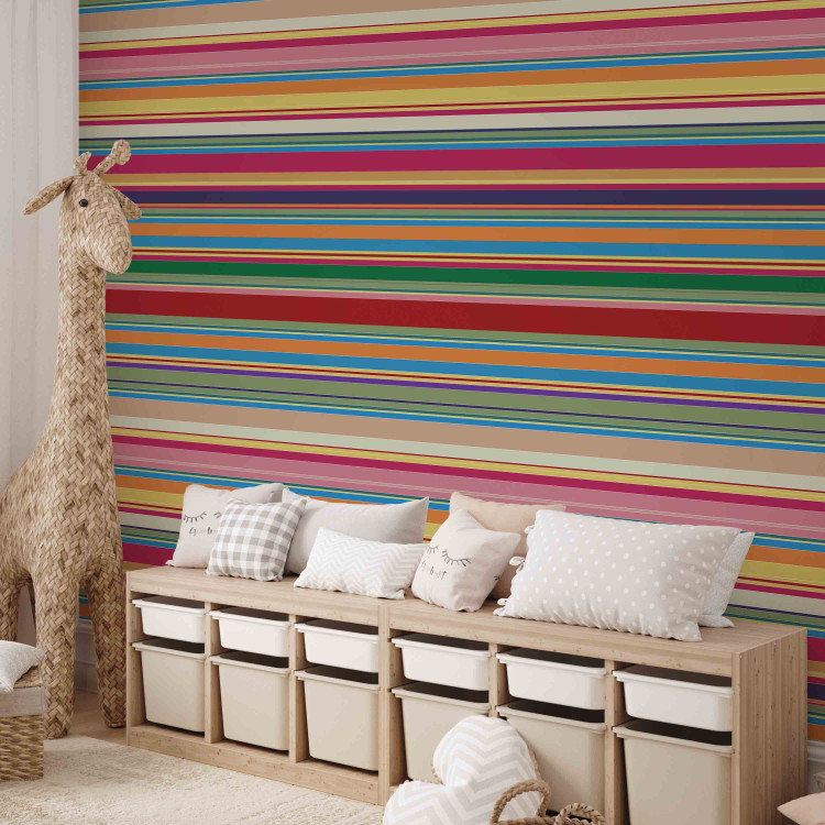 Wall Mural Subdued stripes 60772 additionalImage 5